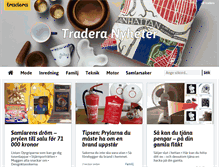 Tablet Screenshot of nyheter.tradera.com